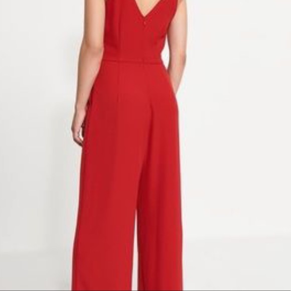 Dynamite V-Neck Wide Leg Jumpsuit - Picture 2 of 8